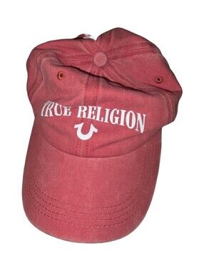 True Religion Kids Coral Logo Baseball Cap